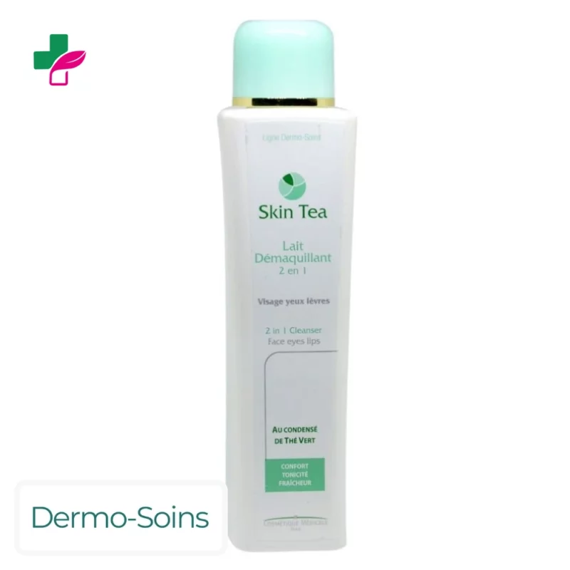 Dermo-Soins Skin Tea Lait Démaquillant 2en1 – 200ml