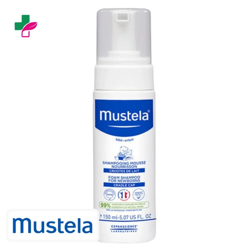 Mustela Bébé-Enfant Shampoing Mousse Nourrisson Croûtes de Lait – 150ml