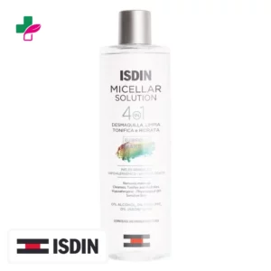 Isdin Solution Micellaire 4en1 Démaquille, Nettoie, Tonifie et Hydrate – 400ml