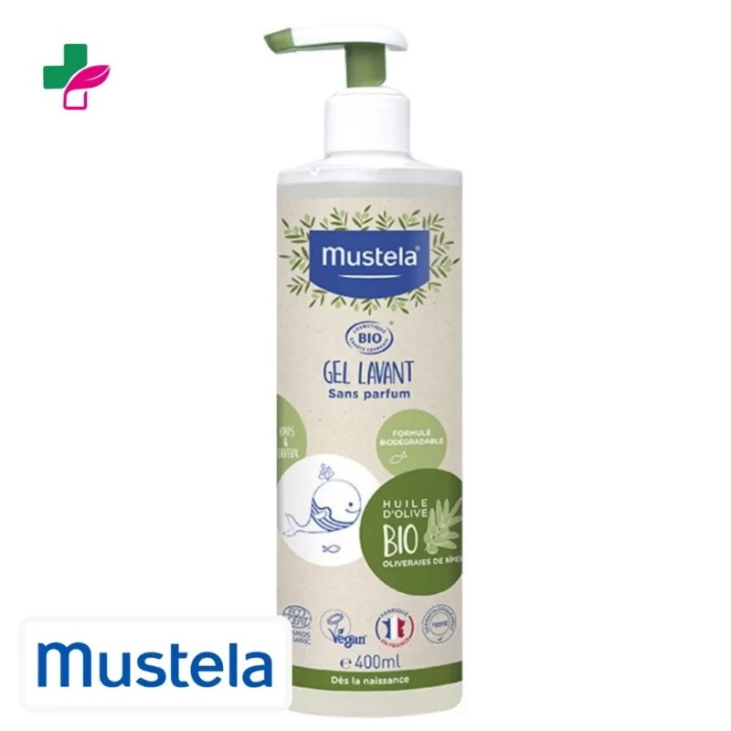 Mustela Bio Gel Lavant sans Parfum – 400ml