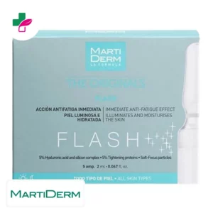 Marti Derm The Originals Flash Anti-Fatigue, Illumine et Hydrate Ampoules – 5x2ml