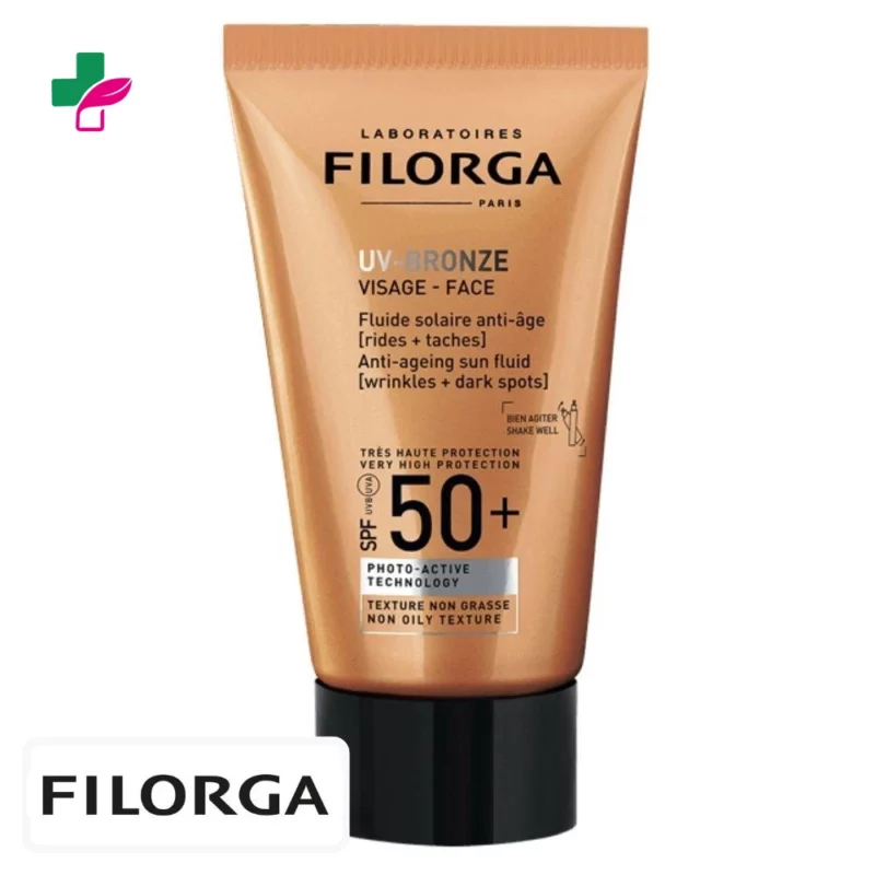 Filorga UV-Bronze Visage Fluide Solaire Anti-Âge Spf50+ – 40ml