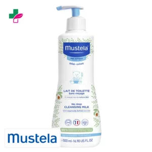 Mustela Bébé-Enfant Lait de Toilette sans Rrinçage – 500ml