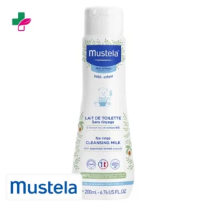 Mustela Bébé-Enfant Lait de Toilette sans Rrinçage – 200ml