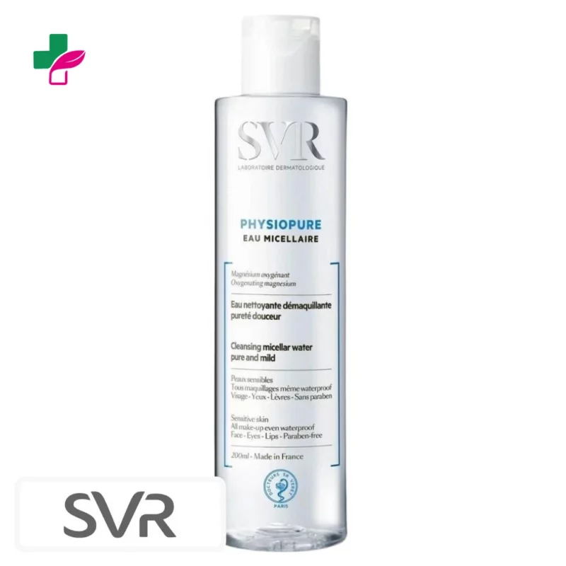 SVR Physiopure Eau Micellaire Nettoyante Démaquillante Pureté Douceur – 200ml