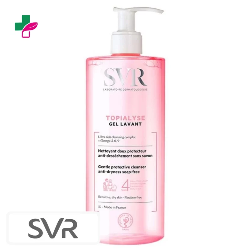 SVR Topialyse Gel Lavant Apaisant Hydratant 24h – 1L