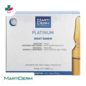 Marti Derm Platinum Night Renew Booster Anti-Âge de Nuit Ampoules – 10x2ml