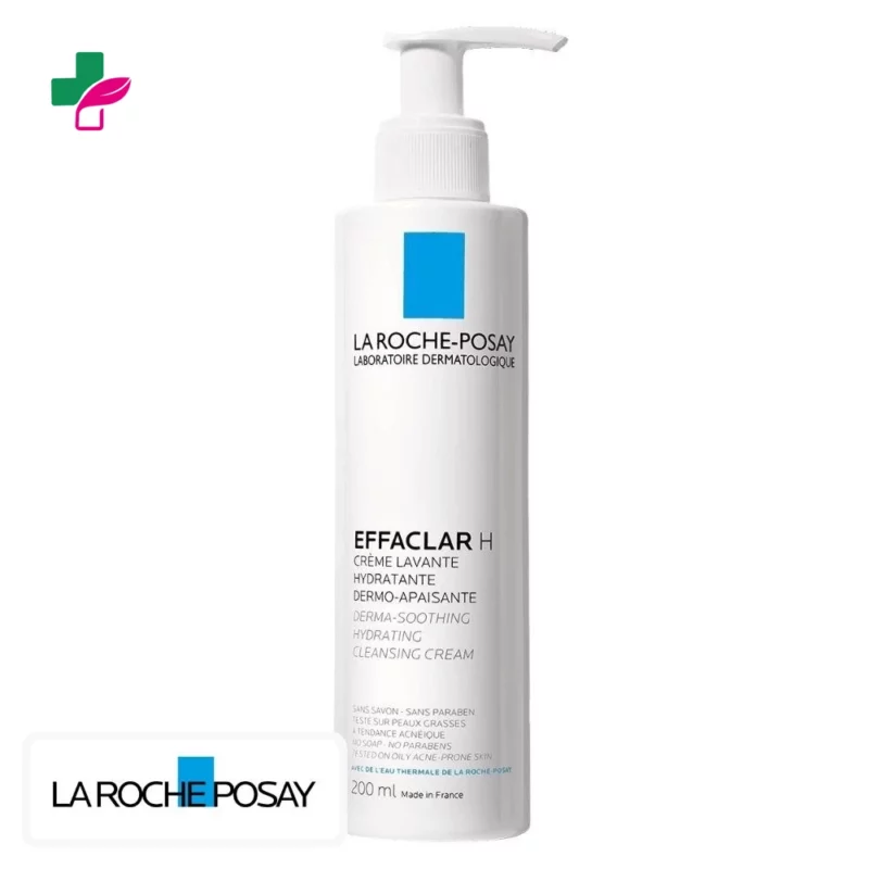 La Roche-Posay Effaclar H ISO-BIOME Crème Lavante Hydratante Apaisante Anti-Imperfections – 200ml