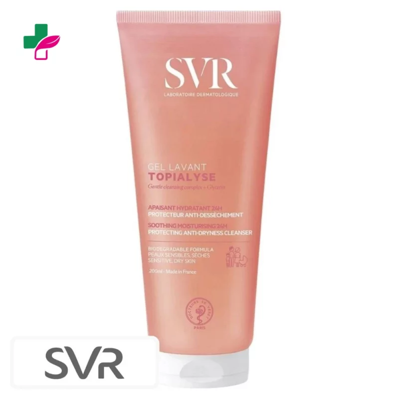 SVR Topialyse Gel Lavant Apaisant Hydratant 24h – 200ml