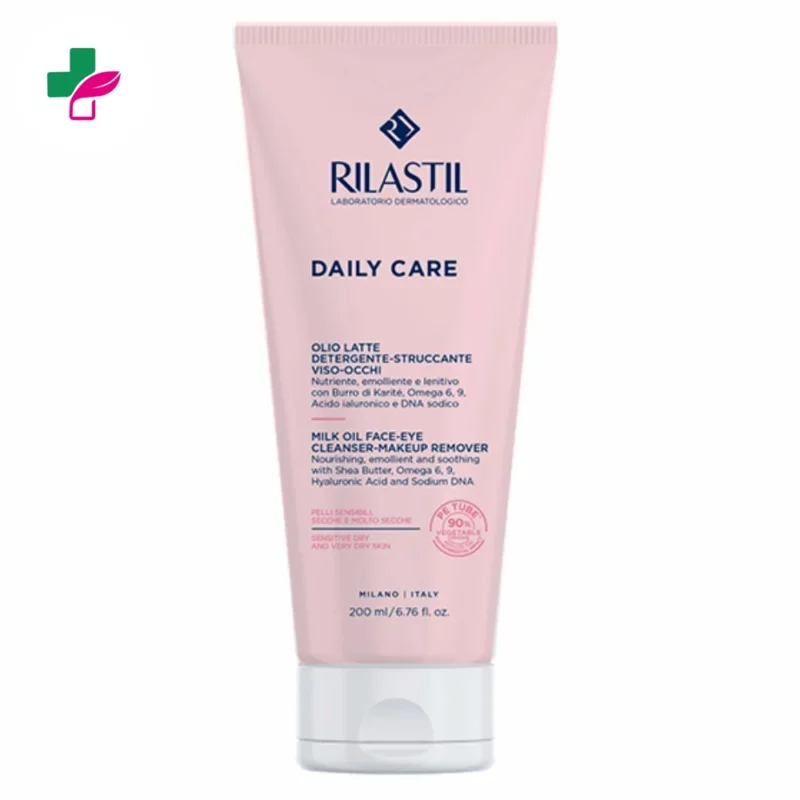 Rilastil Daily Care Lait-Huile Nettoyant Démaquillant – 200ml
