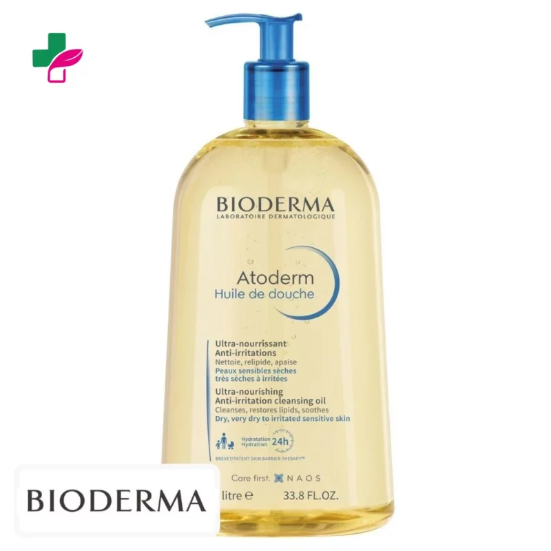 Bioderma Atoderm Huile de Douche Ultra-Nourrissante Anti-Irritations – 1L