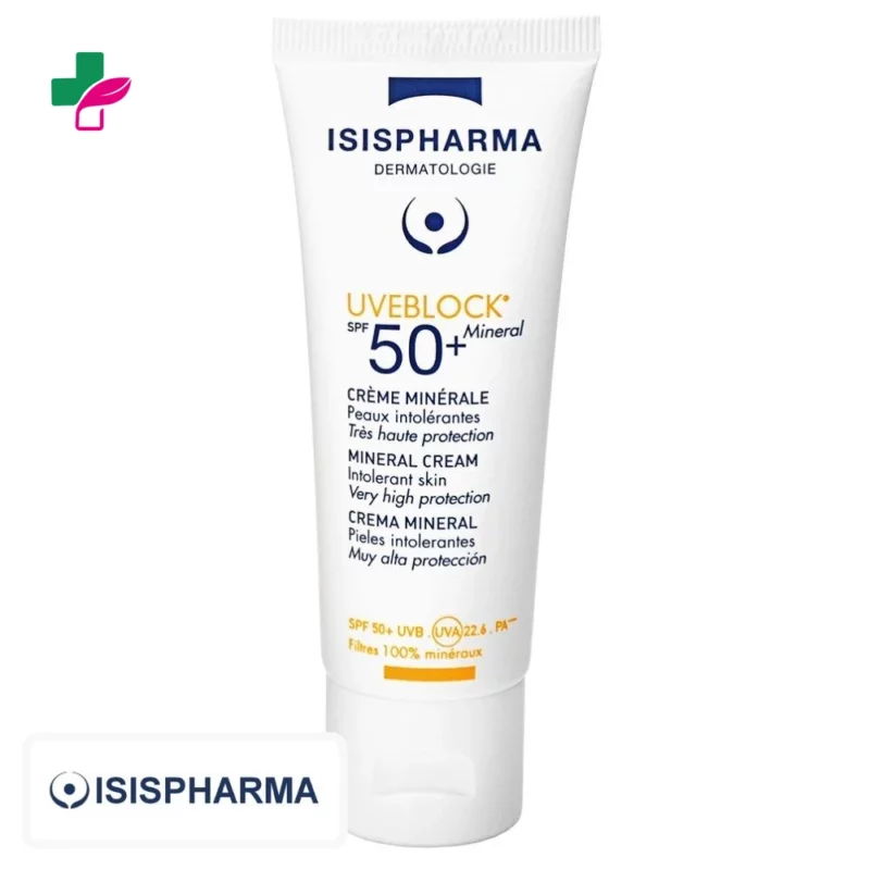 Isispharma UVEBlock Crème Minérale Teintée Spf50+ – 40ml*