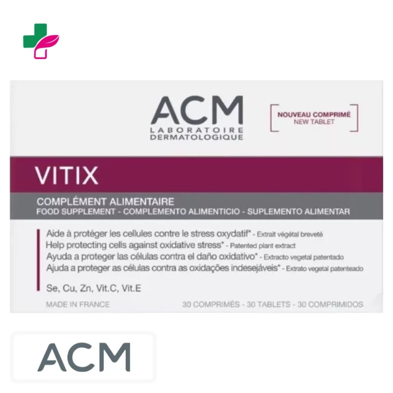 ACM Vitix Complément Alimentaire Stress Oxydatif – 30 Comprimés