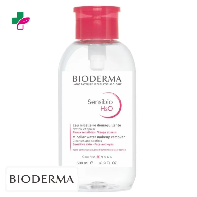 Bioderma Sensibio H2O Eau Micellaire Démaquillante Pompe Inversée – 500ml
