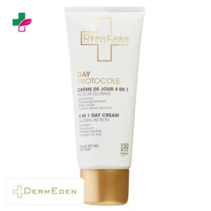 DermEden Day Protocole Crème de Jour 4en1 Action Globale Peau Sèche Spf50 – 50ml