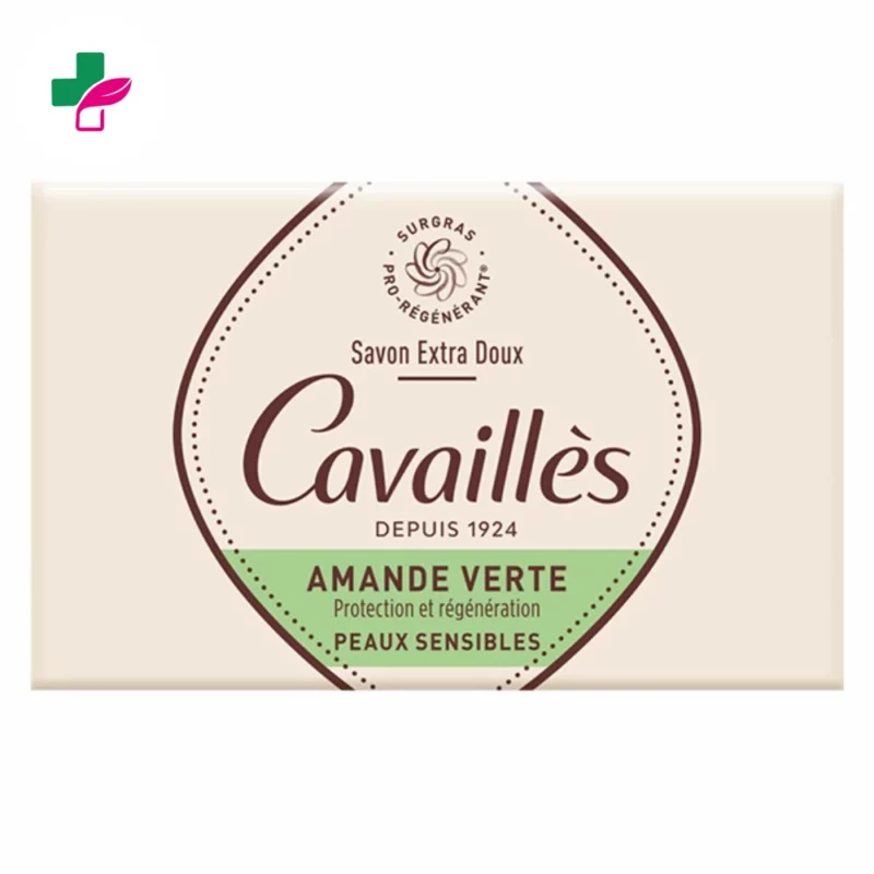 Cavaillès Savon Extra-Doux Sans Parfum Amande Verte – 150g