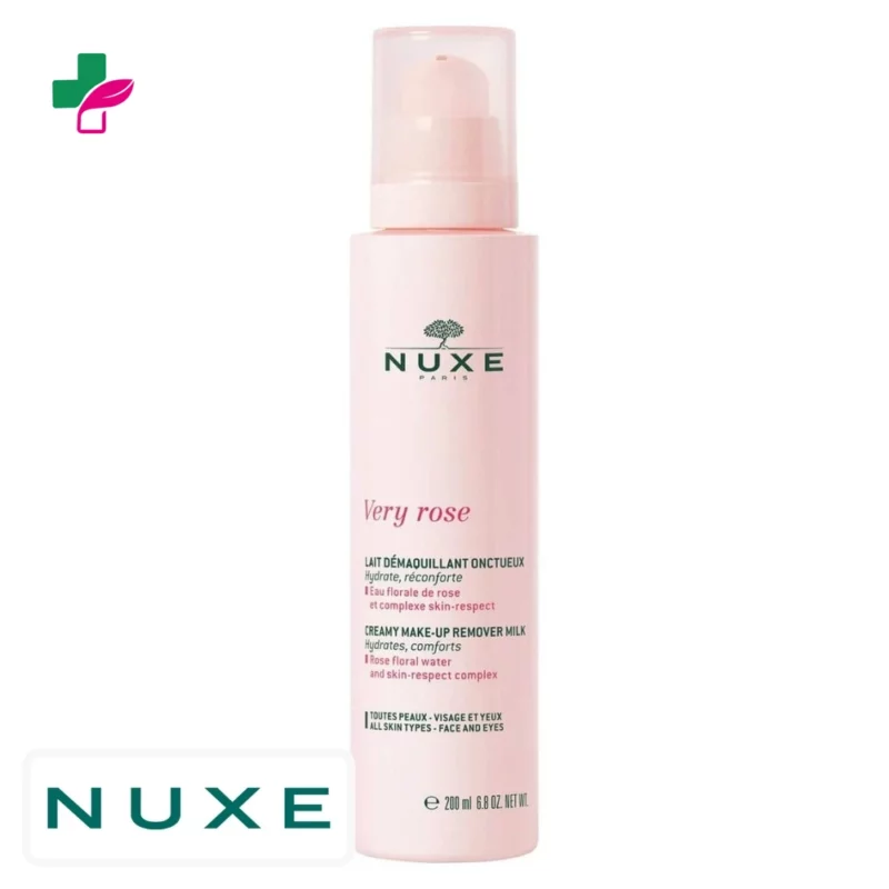 Nuxe Very Rose Lait Démaquillant Onctueux – 200ml