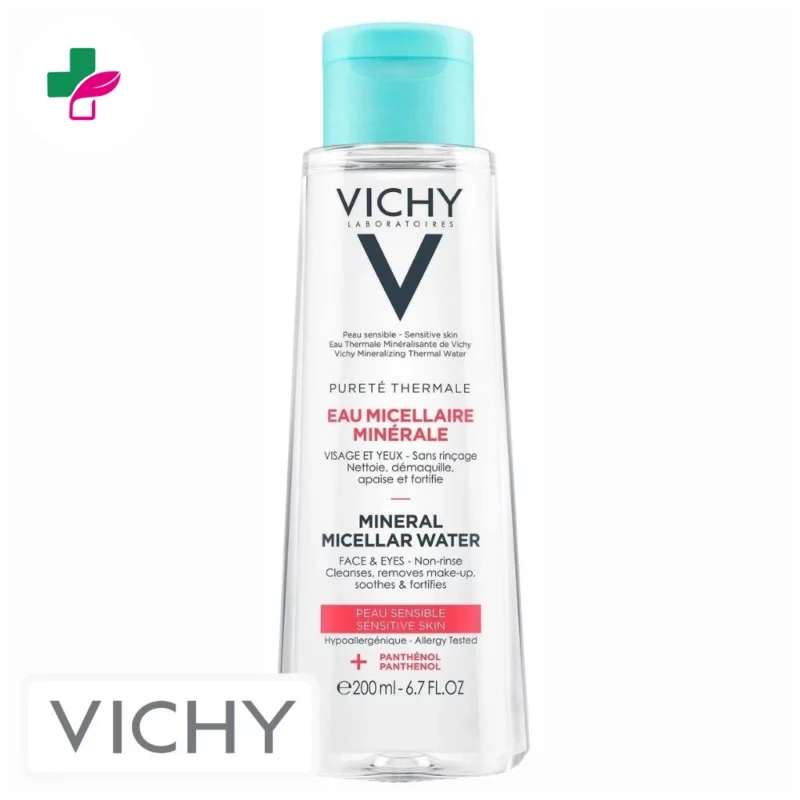Vichy Pureté Thermale Eau Micellaire Minérale Peau Sensible – 200ml