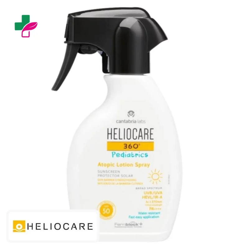 Heliocare 360° Pediatrics Lotion-Spray Solaire Peau Atopique Spf50 – 250ml