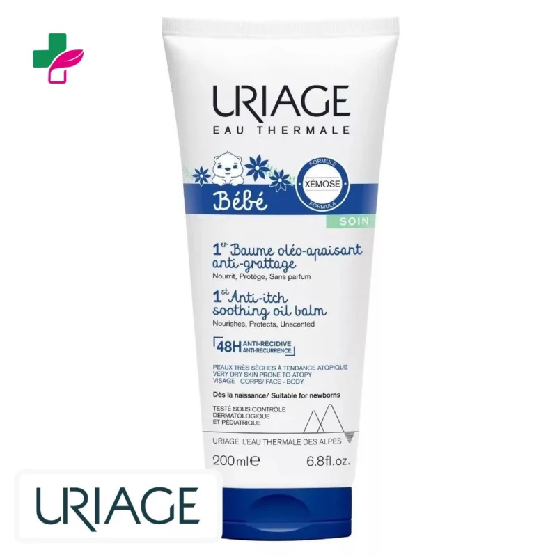 Uriage Bébé 1er Baume Oléo-Apaisant Anti-Grattage – 500ml
