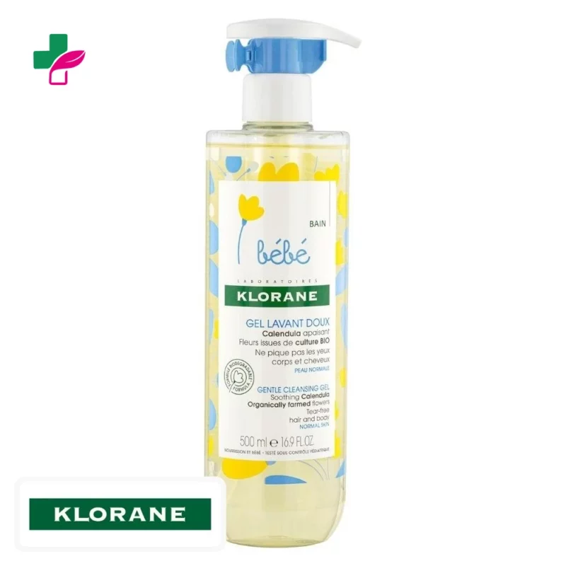 Klorane Bébé Gel Lavant Doux – 500ml