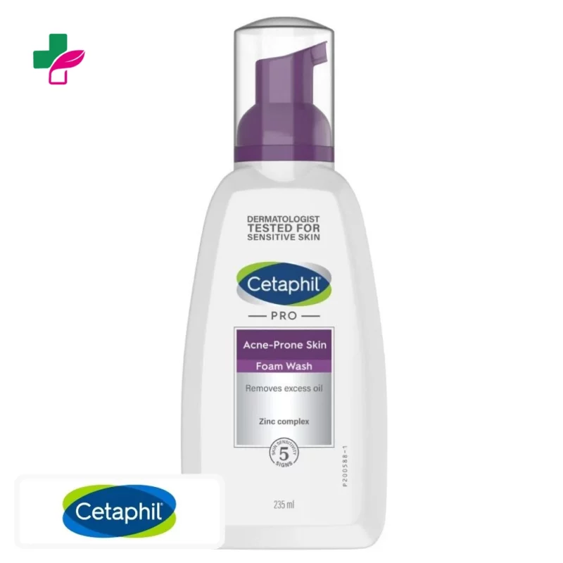 Cetaphil Pro Mousse Nettoyante Peau à Tendance Acnéique – 235ml