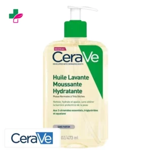 CeraVe Huile Lavante Moussante Hydratante Peau Normale à Très Sèche – 473ml