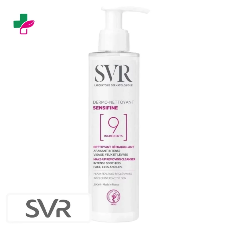 SVR Sensifine 9 Dermo-Nettoyant Démaquillant Apaisant Intense – 200ml