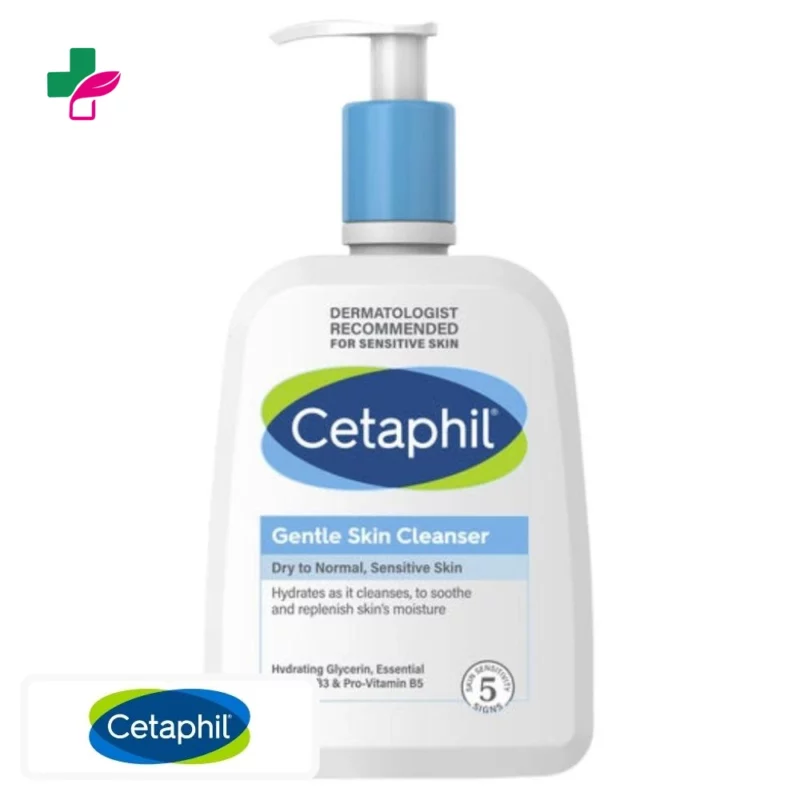 Cetaphil Lotion Nettoyante Douce Peau Sèche, Normale et Sensible – 500ml