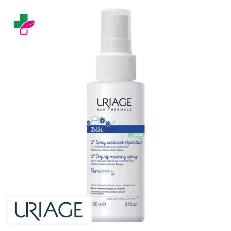 Uriage Bébé 1er Spray Asséchant Réparateur – 100ml