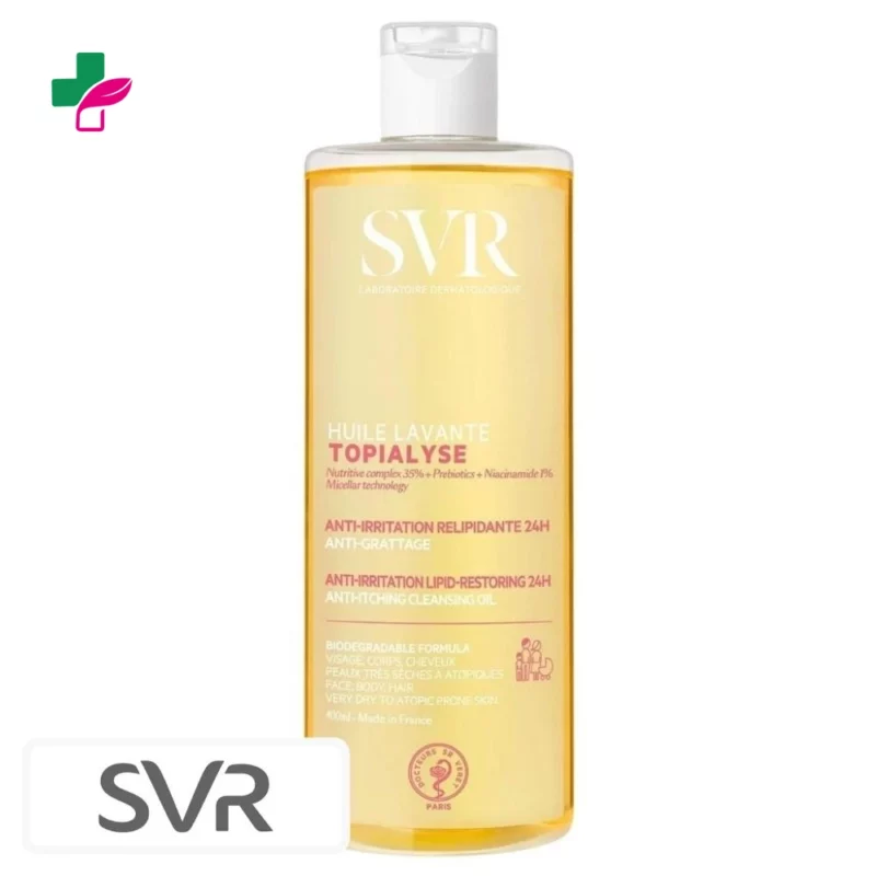 SVR Topialyse Huile Lavante Anti-Irritations Relipidante 24h Anti-Grattage – 400ml