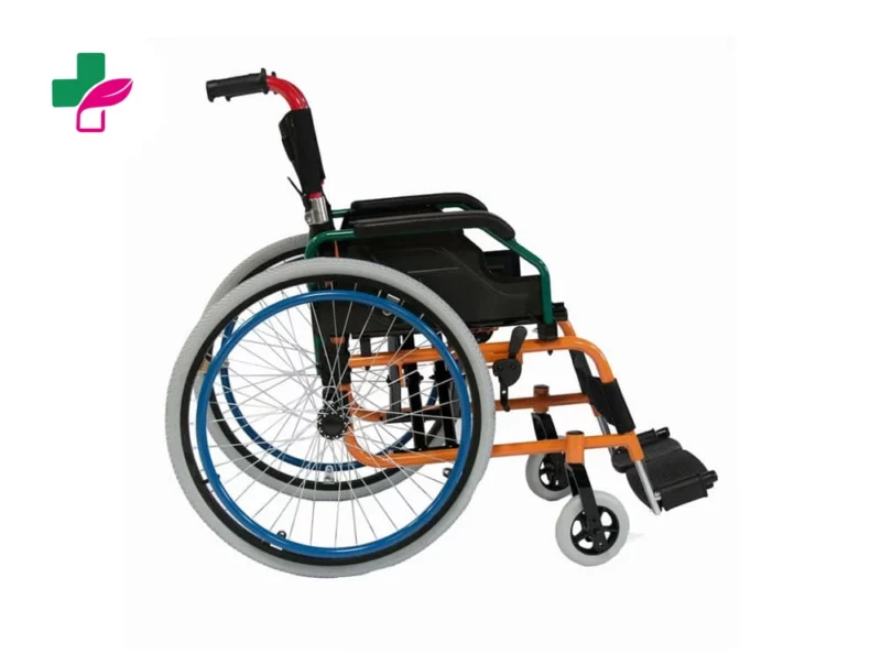 Fauteuil roulant aluminium couleurs – Image 2