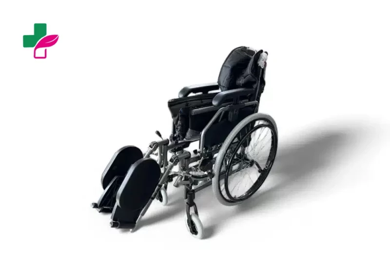 Fauteuil aluminium Confort avec repose jambes – Image 2