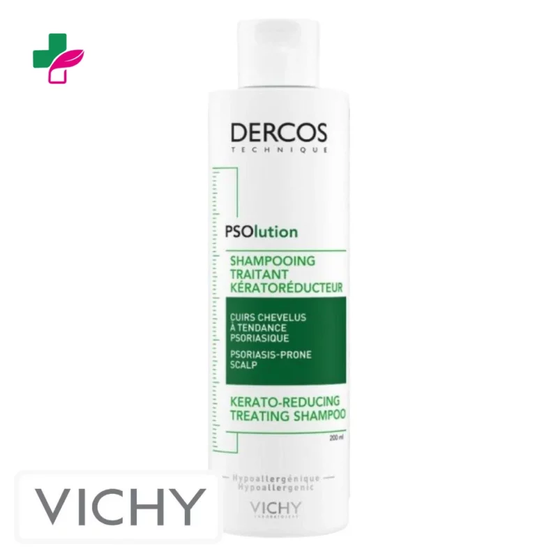 Vichy Dercos PSOlution Shampoing Traitant Kérato-Réducteur – 200ml