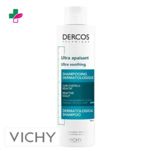 Vichy Dercos Shampoing Dermatologique Ultra Apaisant Cheveux Normaux à Gras – 200ml