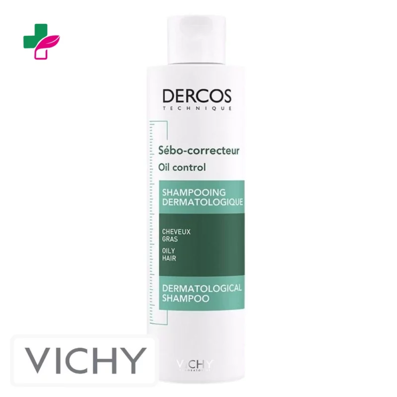 Vichy Dercos Shampoing Dermatologique Sébo-Correcteur – 200ml